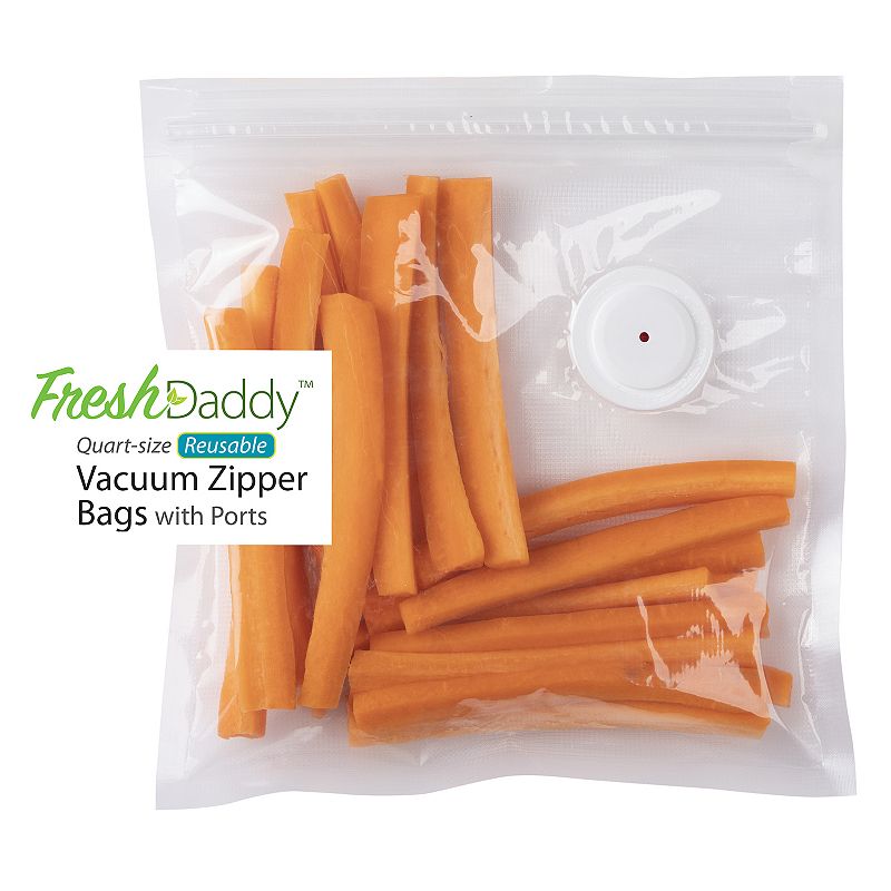 Presto FreshDaddy Quart Size Vacuum Zipper Bags 10-piece Set