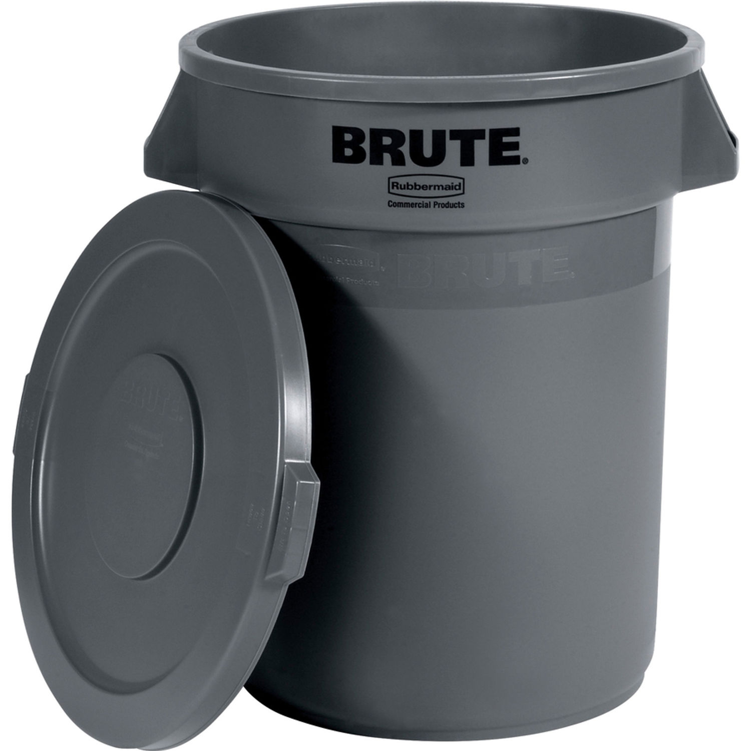 Brute 32G Container Flat Lid by Rubbermaid Commercial Products RCP263100GYCT