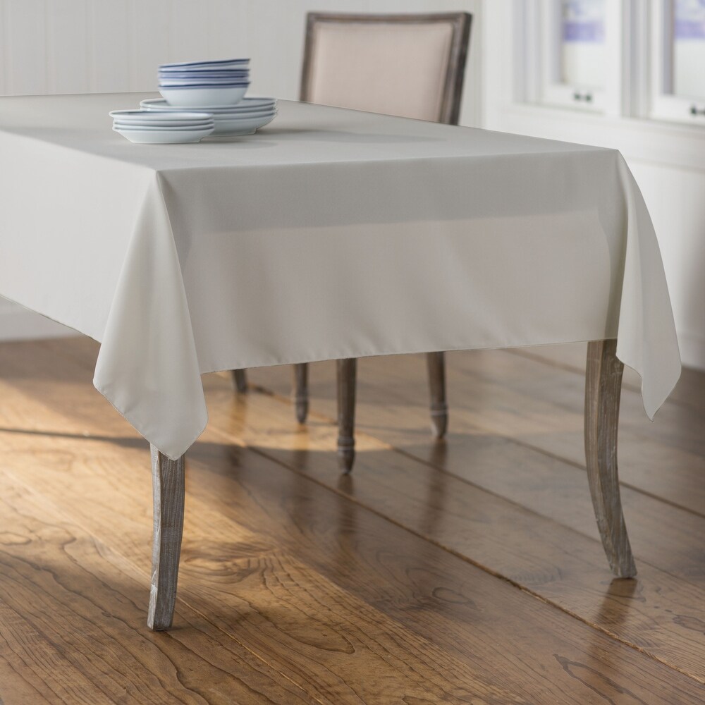 Polyester Poplin Rectangular Tablecloth 3 Sizes 41 Colors