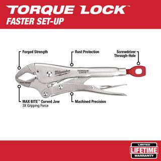 MW Torque Lock Locking Pliers with Screwdriver Set (16-Piece) 48-22-3690-48-22-2706