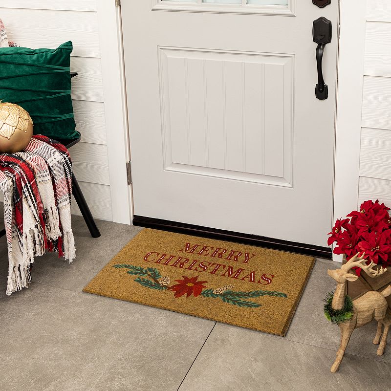 St. Nicholas Square® Merry Christmas Doormat Floor Decor