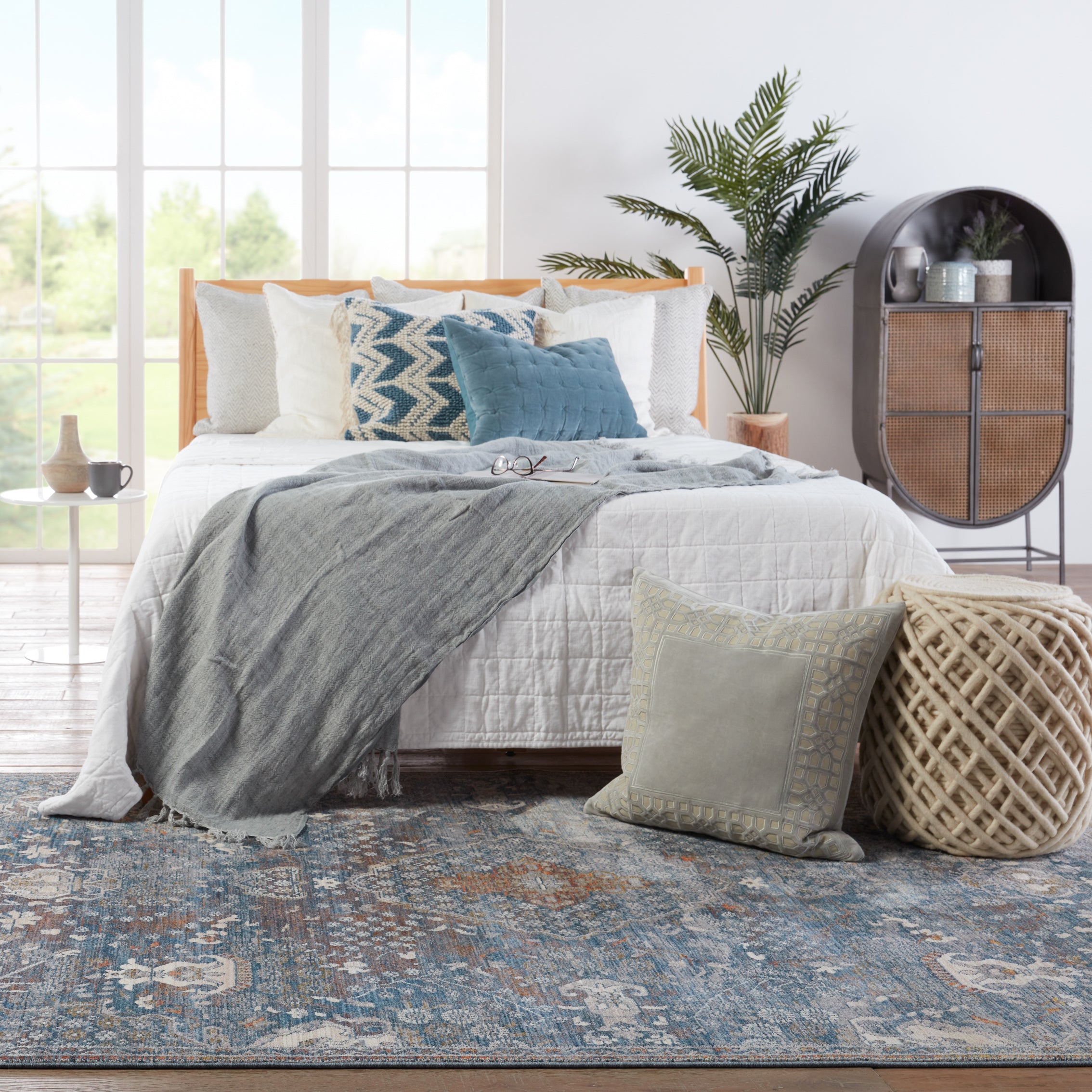 Terra Harkin Blue & Gray Rug