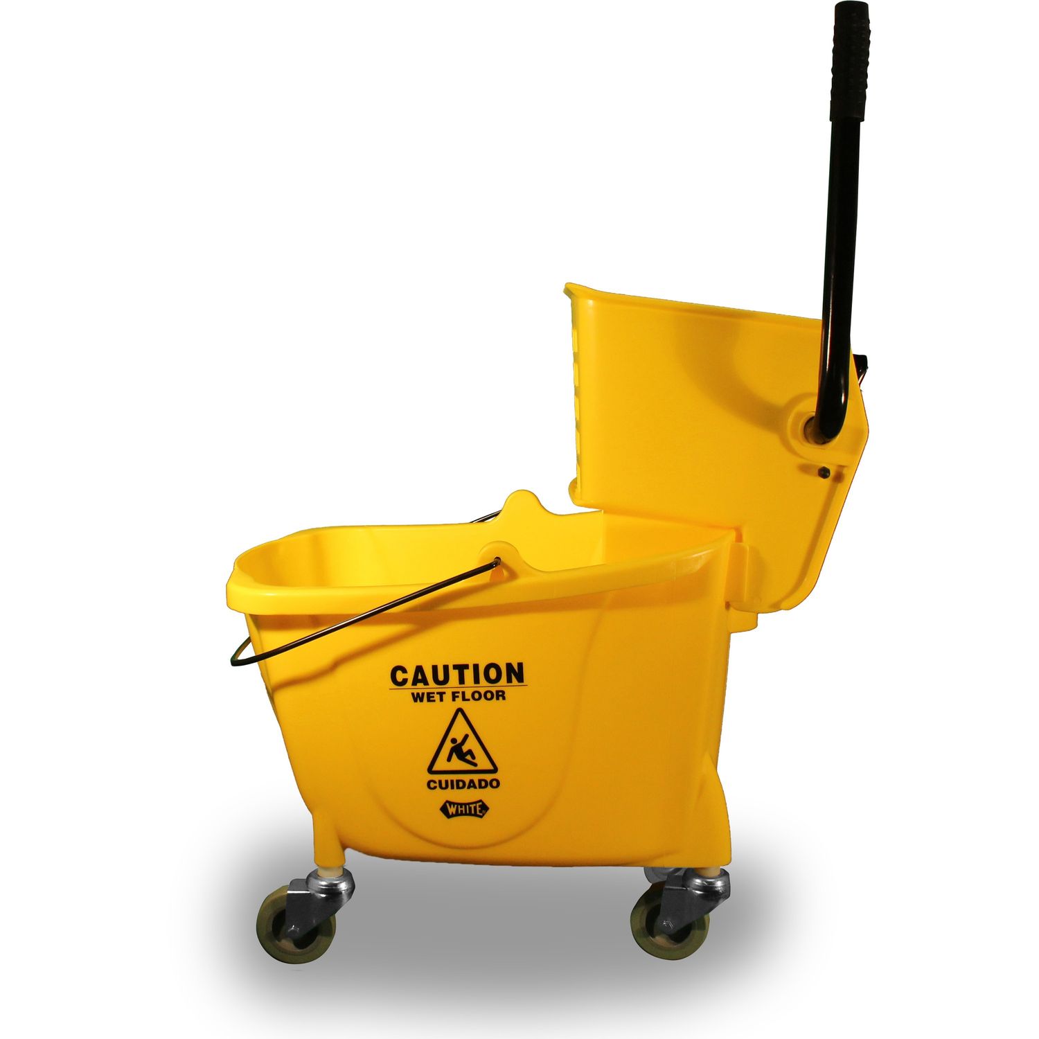 35 QT Side Press Mop Bucket Wringer Combo by Genuine Joe GJO02347