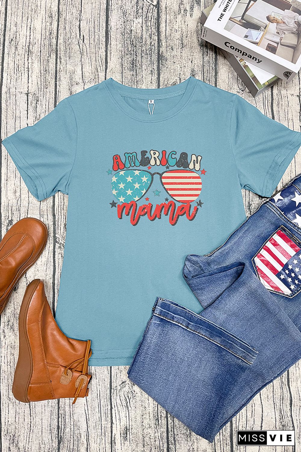 American mama Graphic Tee Wholesale