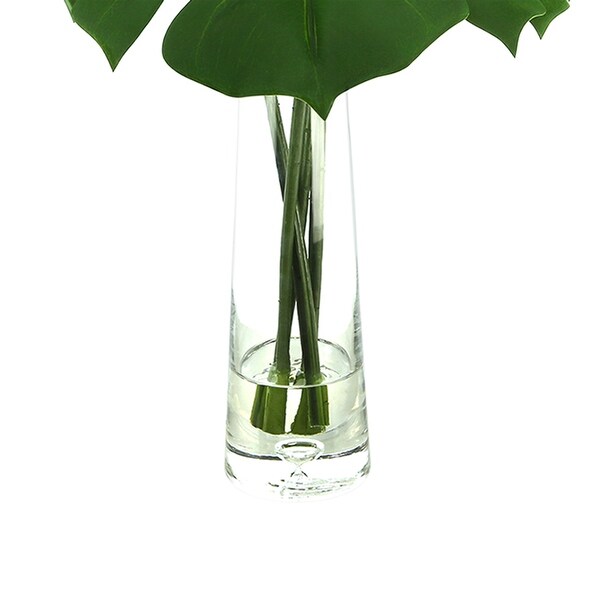 Organic Modern Philo Arranged in Clear Glass Vase