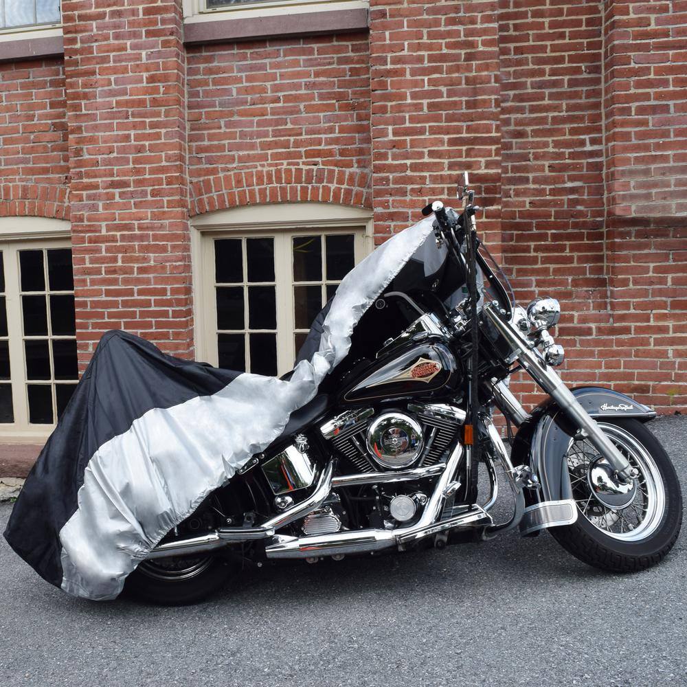 Budge Waterproof 96 in. x 44 in. x 44 in. Size MC-1 Outdoor Motorcycle Cover MC-7