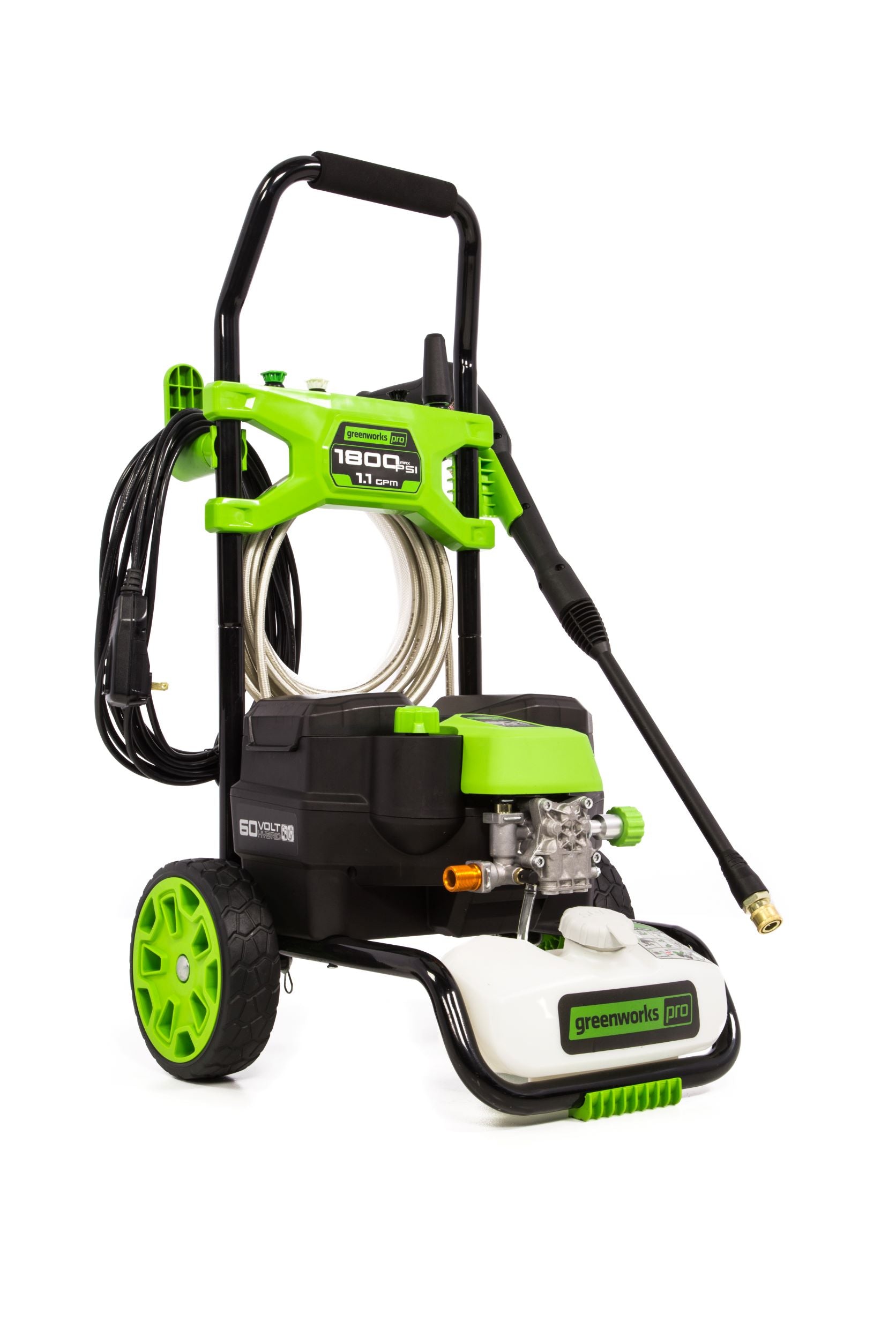 60V Hybrid 1800-PSI 1.1 GPM Electric Pressure Washer | Greenworks Tools