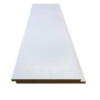 Pac Trim 0.375 in. x 6.000 in. x 8 ft. Primed MDF Shiplap Interior Siding (10-Pack) 3868PMDFSL10PK