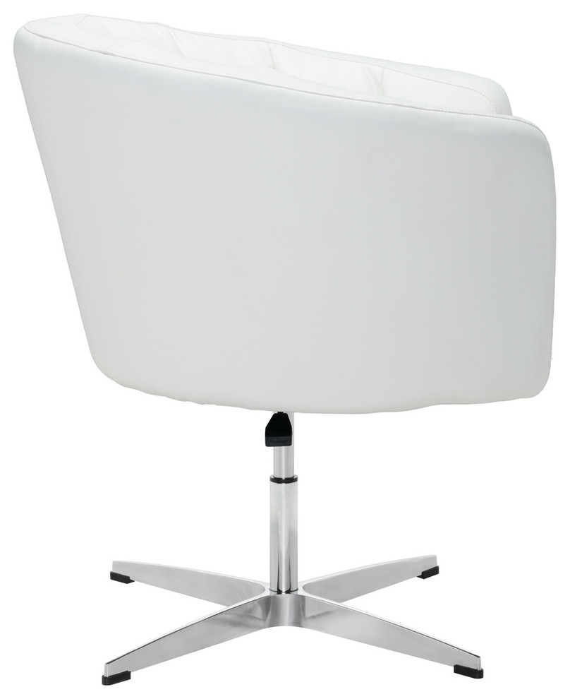 Wilshire Occasional Chair White   Contemporary   Armchairs And Accent Chairs   by Kolibri Decor  Houzz