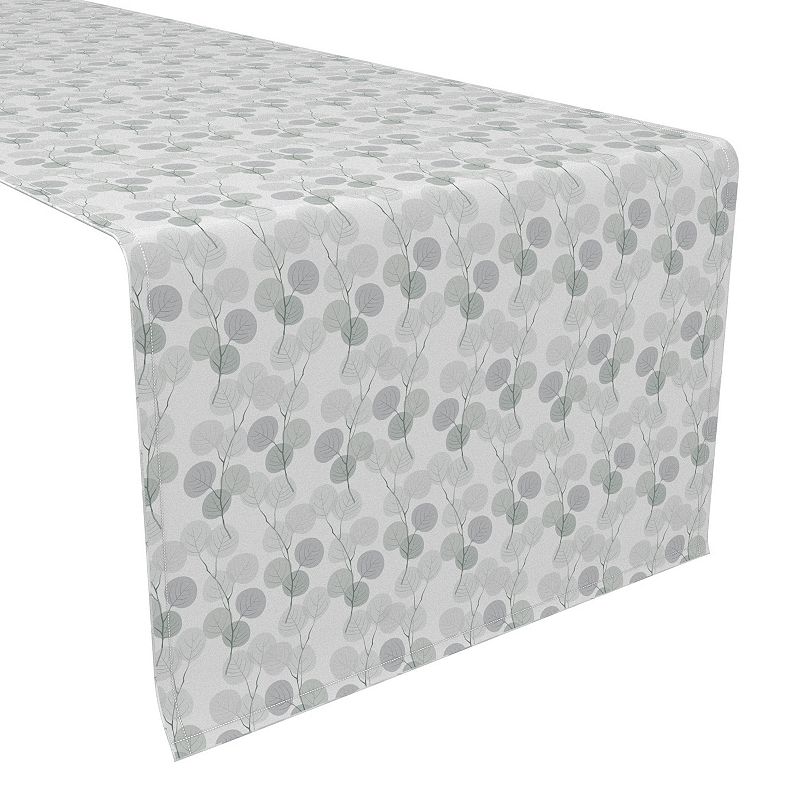 Table Runner， 100% Polyester， 12x72， Monochrome Branches