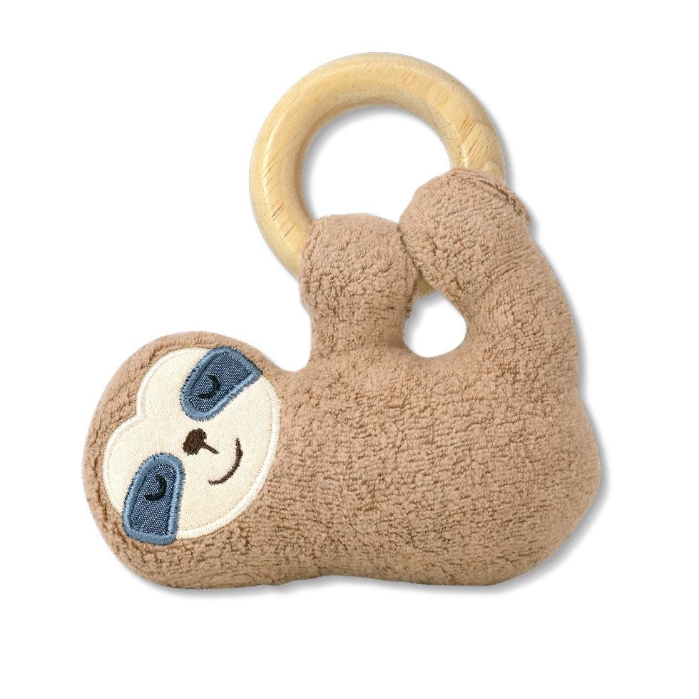 Organic Plush Teething Toy – Sloth