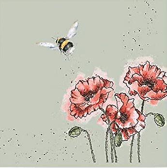 Wrendale Designs Flight of the Bumblebee Set of 20 Napkins