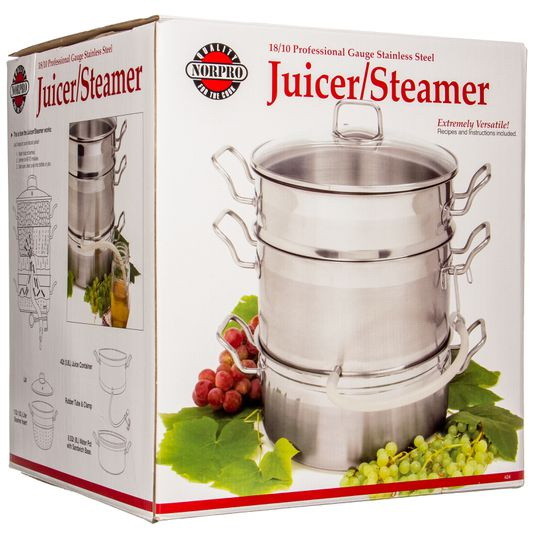 Norpro Krona Stainless Steel Steamer/Juicer