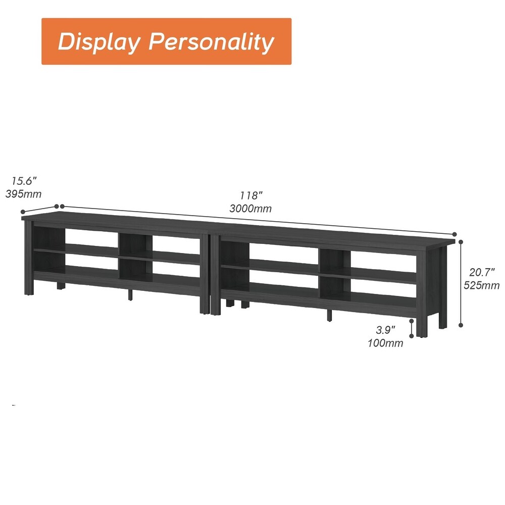 70 Inch TV Stand for 75'' TV  Classic Entertainment Center TV Console