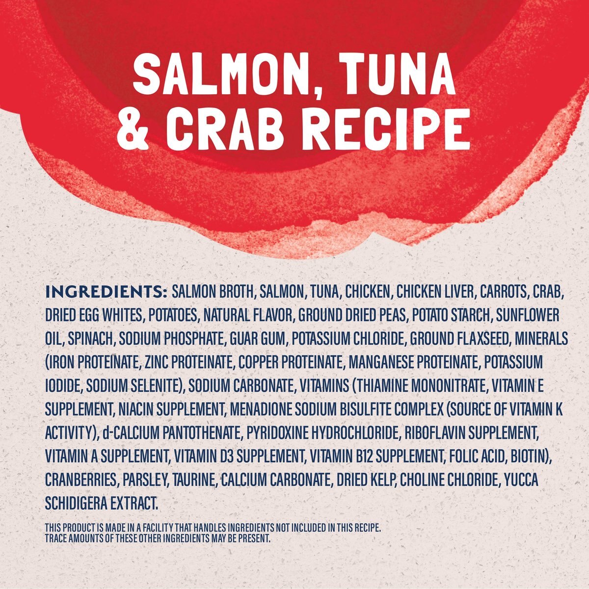 Natural Balance Platefulls Salmon， Tuna and Crab Formula in Gravy Grain-Free Cat Food Pouches