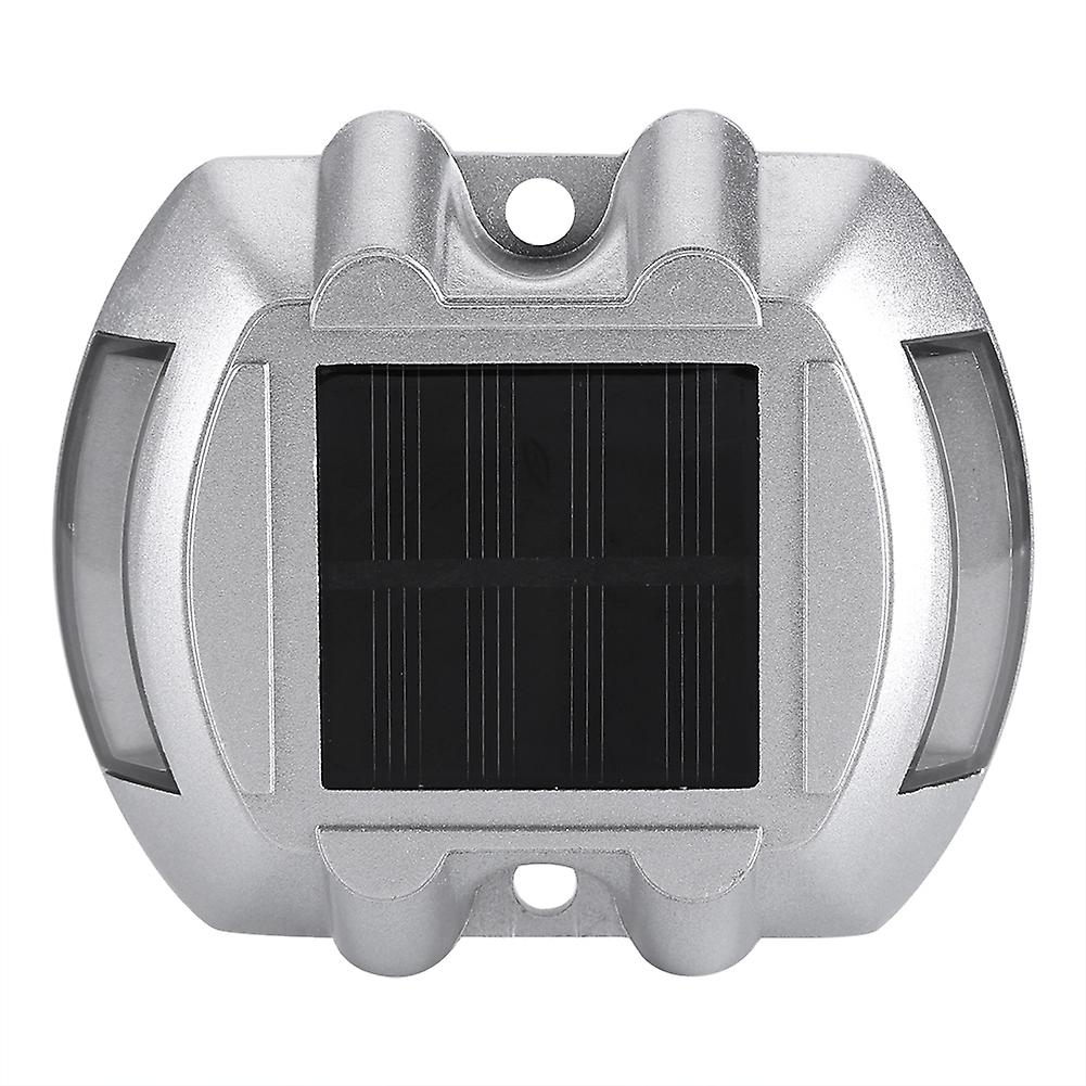 Casting Aluminum Solar Power Waterproof 6 LED Lamp Outdoor Road Driveway Pathway Light Green