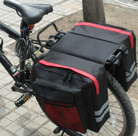 Cycling Double Side Rear Rack Bike 2 In 1 Camo Trunk Bag Mountain Road Bicycle Tail Seat Pannier Pack Luggage Carrier Bike Bag