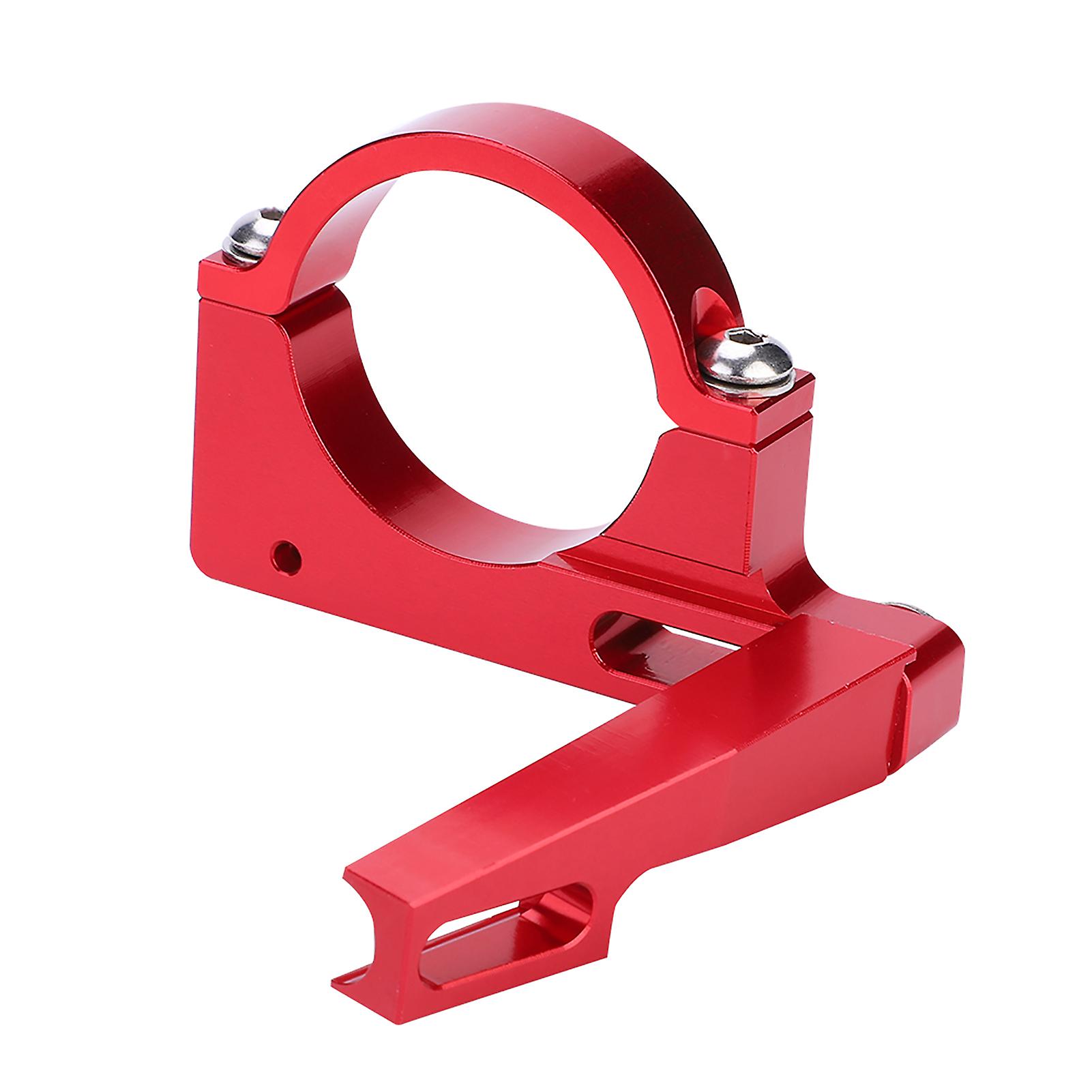 Ultralight Aluminum Alloy Foldable Bike Bicycle Front Derailleur Clamp Adapter (red)