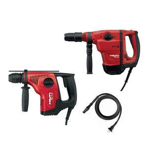 Hilti TE 60- AVRATC SDS Maximum Active Torque Control 19.4 in. x 4.5 in. Rotary Hammer and TE 7-C SDS Plus Hammer Drill Kit 3564154