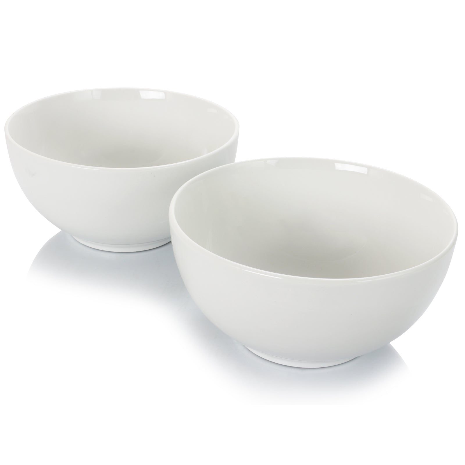 Gibson Home 2 Piece Bistro Bowl Set in White