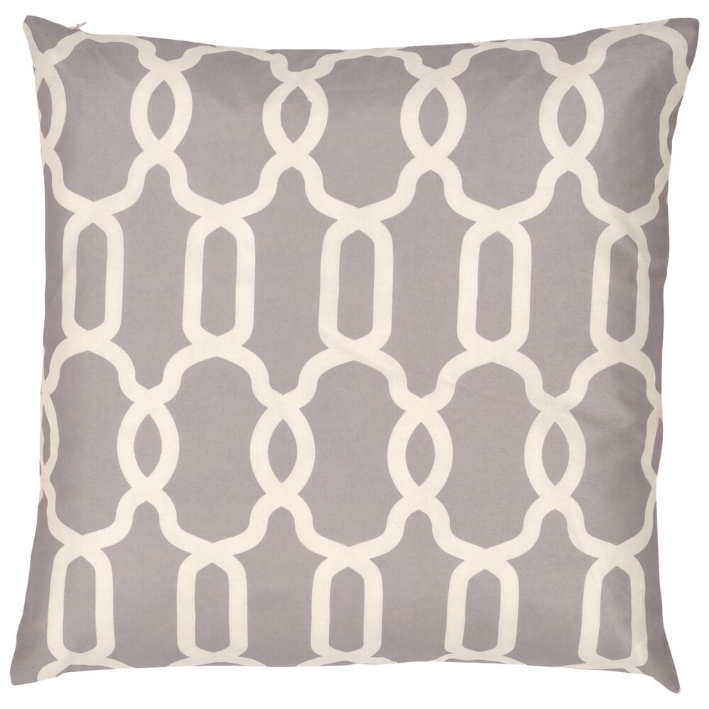 Athena Geometric 20 inch Feather and Down Filled Throw Pillow (Set of 2)