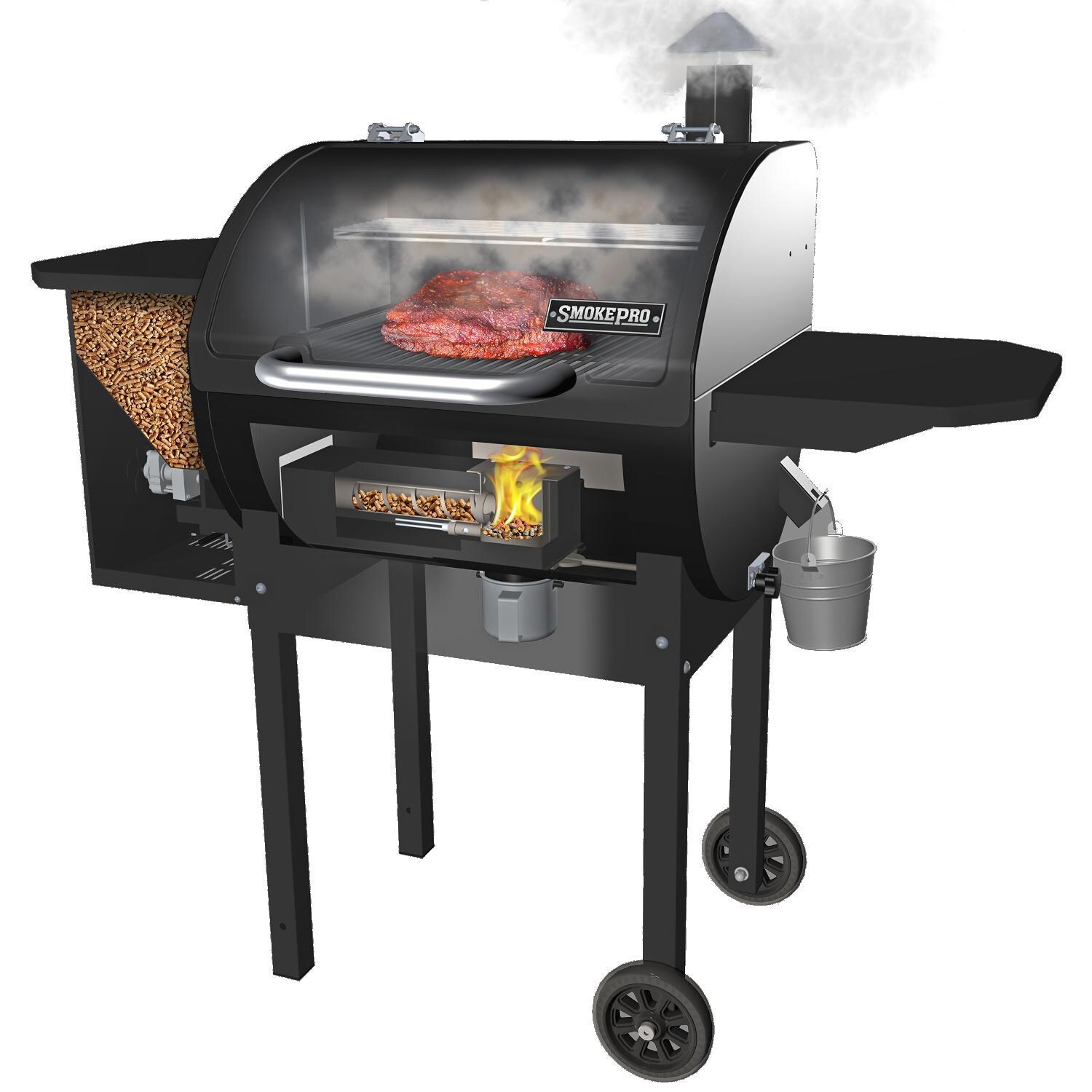 Camp Chef SmokePro DLX Pellet Grill On Cart