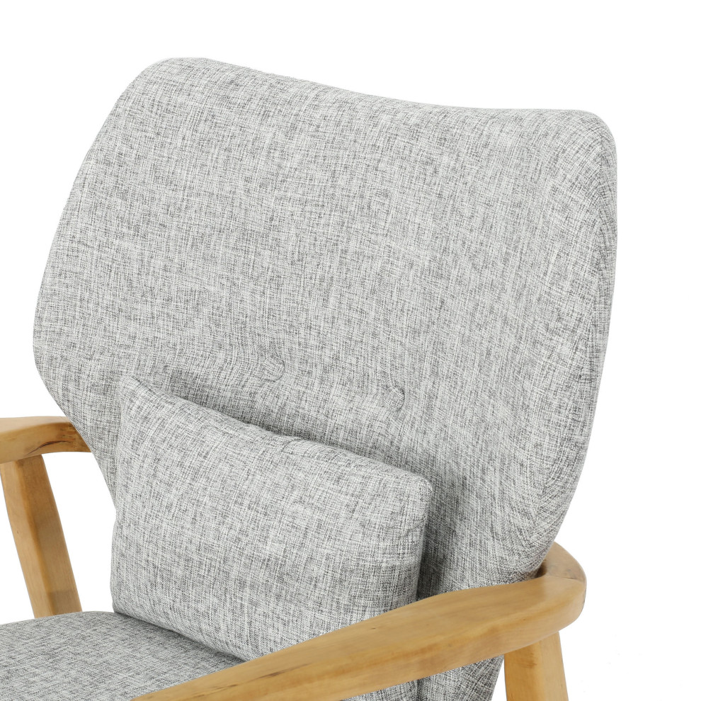 GDF Studio Balen Mid Century Modern Fabric Rocking Chair   Midcentury   Rocking Chairs   by GDFStudio  Houzz