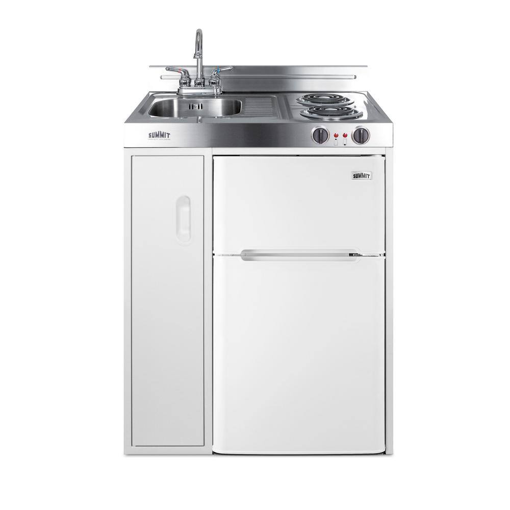 Summit Appliance 30 in. Compact Kitchen in White C30ELW