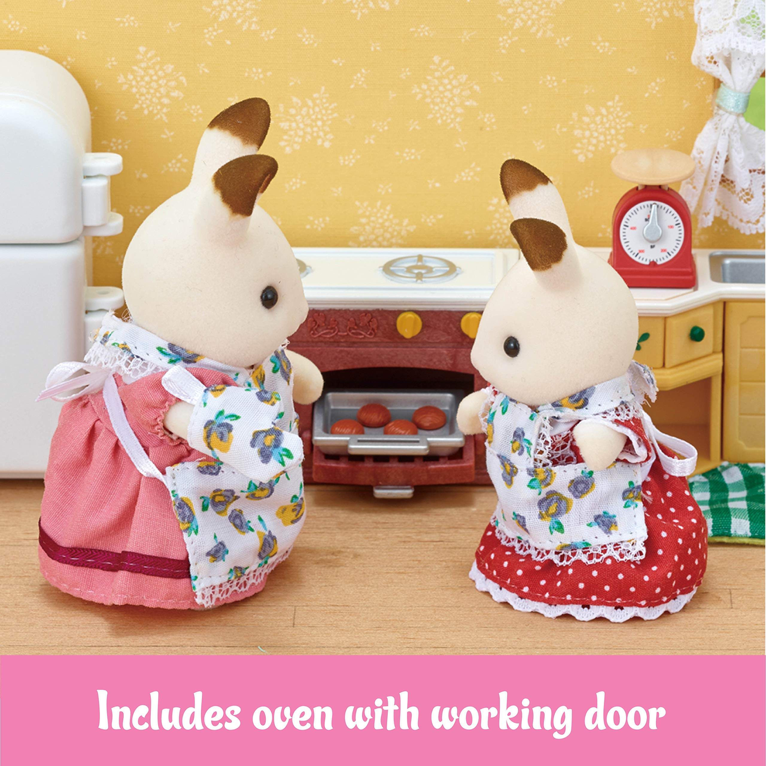 Calico Critters Deluxe Kozy Kitchen Set