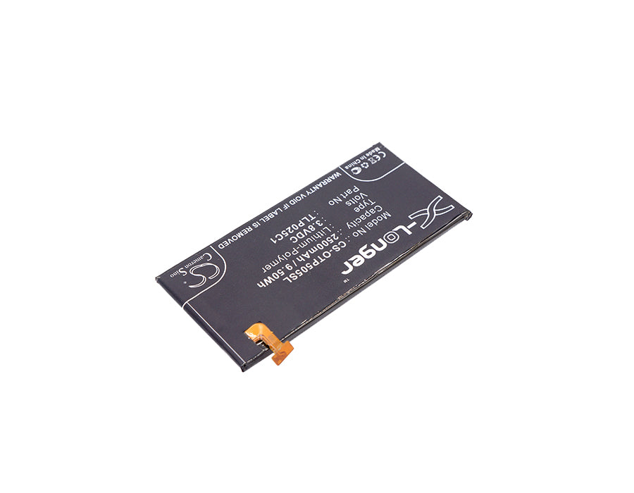 Alcatel One Touch Allure One Touch Fierce 2500mAh Replacement Battery BatteryClerkcom Mobile Phone