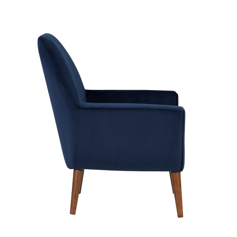 Adrian Mid Century Velvet Arm Chair by Greyson Living