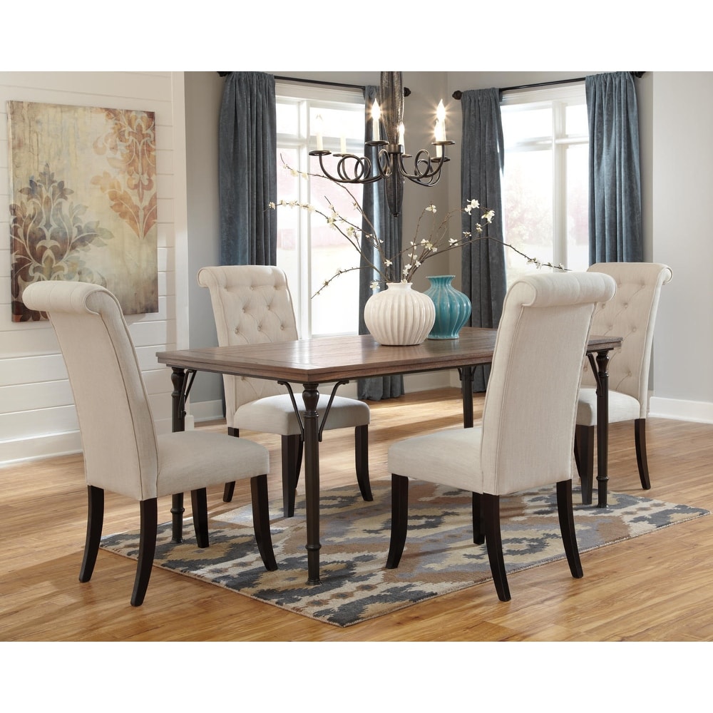 Signature Design By Ashley Tripton Tufted Dining Chair Set of 2