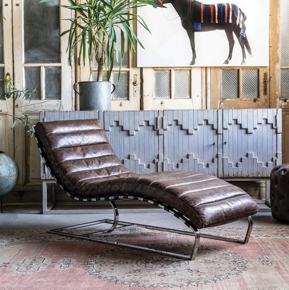 Matthew Izzo Home Iovanna Chaise Lounger   Contemporary   Indoor Chaise Lounge Chairs   by Matthew Izzo  Houzz