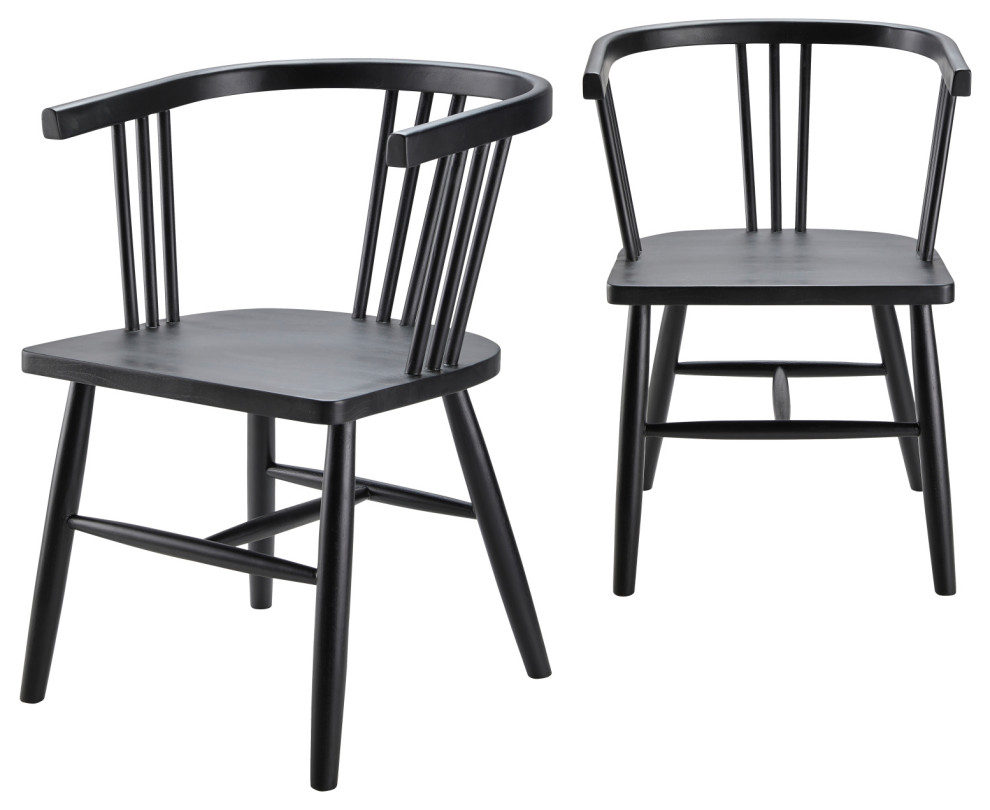 Jilin NJI 001 32 quotH x 22 quotW x 23 quotD Dining Chair Set   Dining Chairs   by Surya  Houzz