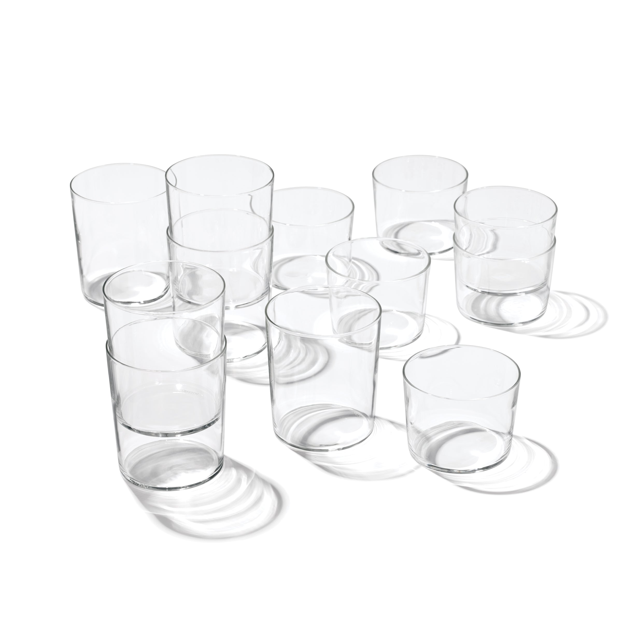 Stackables Clear Short & Tall Glasses, Set of 12