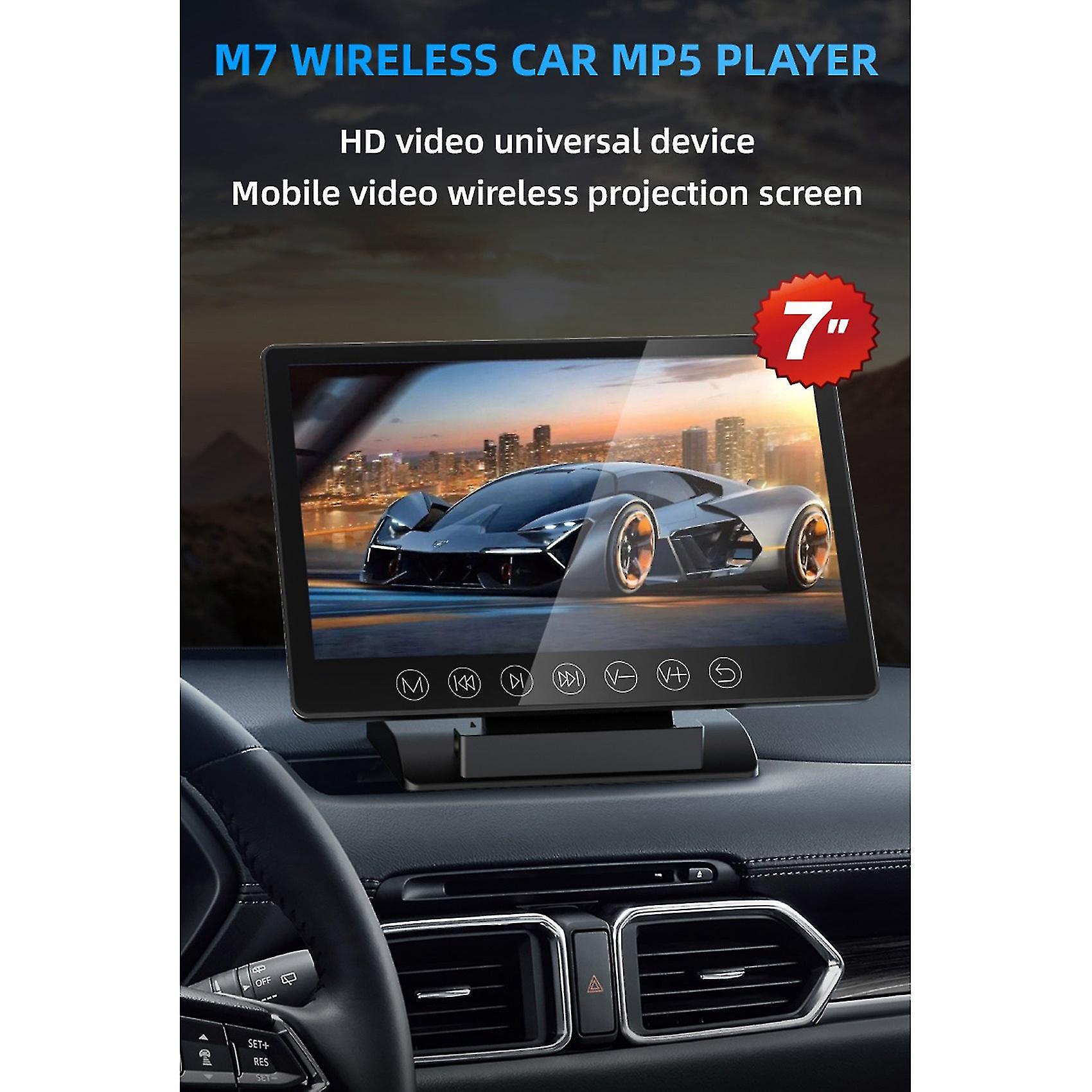 7 Inch Car Radio Autoradio Stereo Receiver Fm Tf Hd Mp5 Player Autoradio Wireless Projector Video P