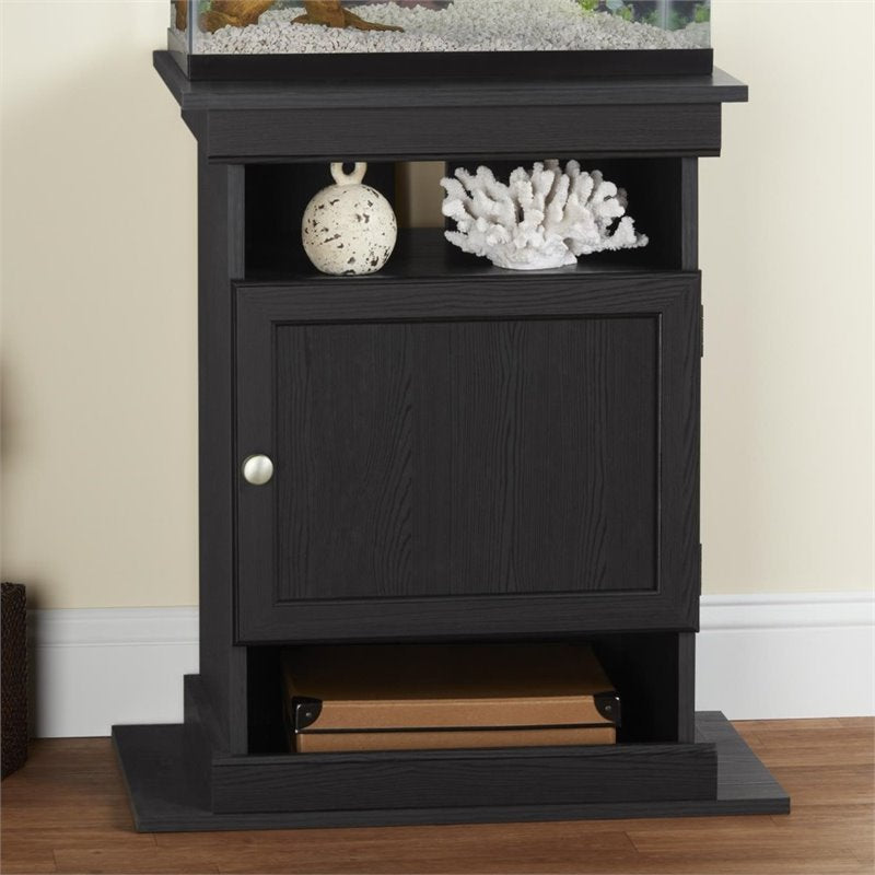 Bowery Hill 10/20 Gallon Aquarium Stand in Black Oak