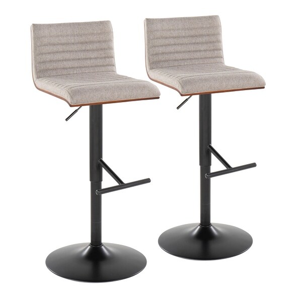 Carson Carrington Tyra Adjustable Bar Stool (Set of 2)