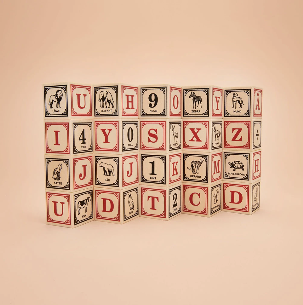 German Wooden ABC Blocks by Uncle Goose