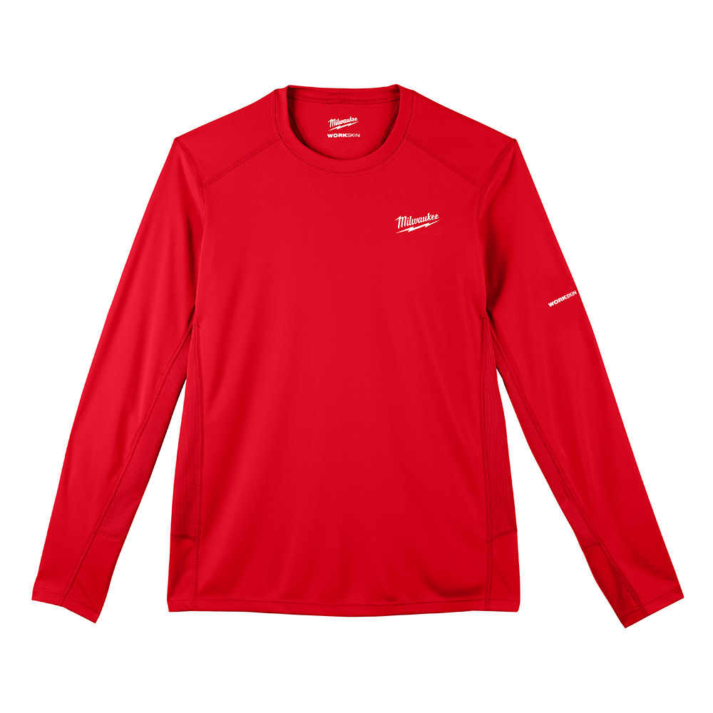 Milwaukee Workskin Lightweight Performance Shirt Long Sleeve Shirt Red Medium 415R-M from Milwaukee