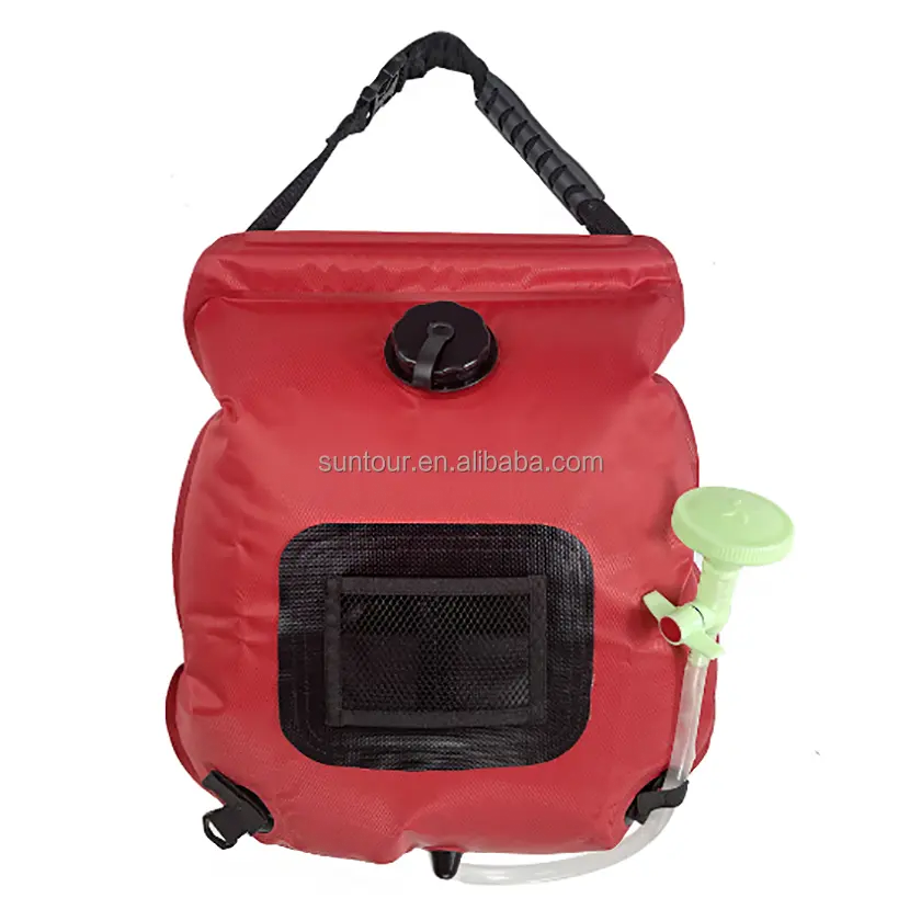 20L PVC Hiking Outdoor Travel Shower Bag  Water Storage Bag Storage Bath Water Bag Camping Shower