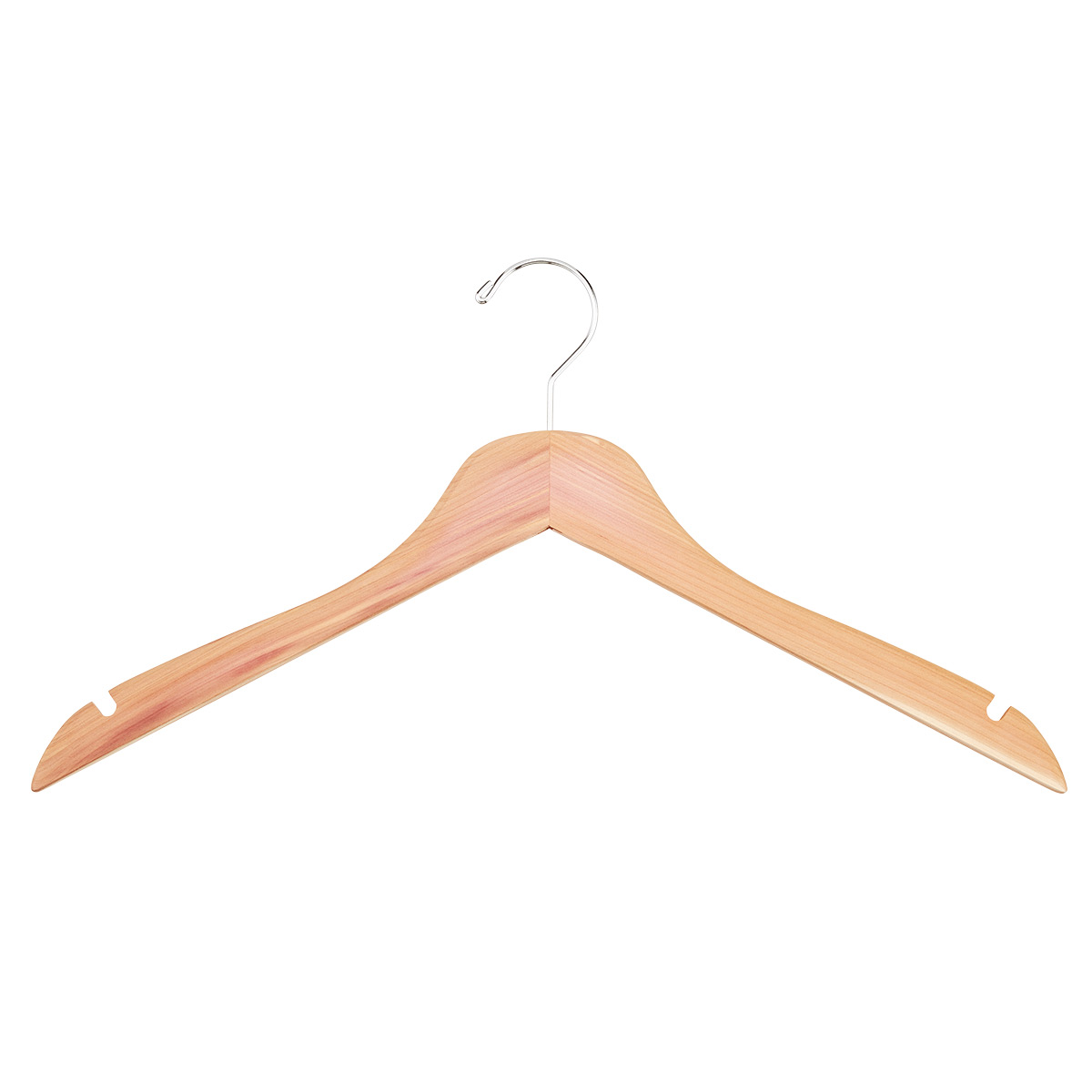 Basic Cedar Shirt Hangers Pkg4