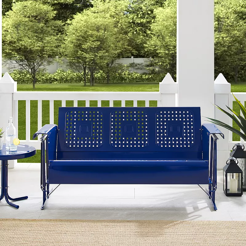 Crosley Bates Outdoor Metal Sofa Glider