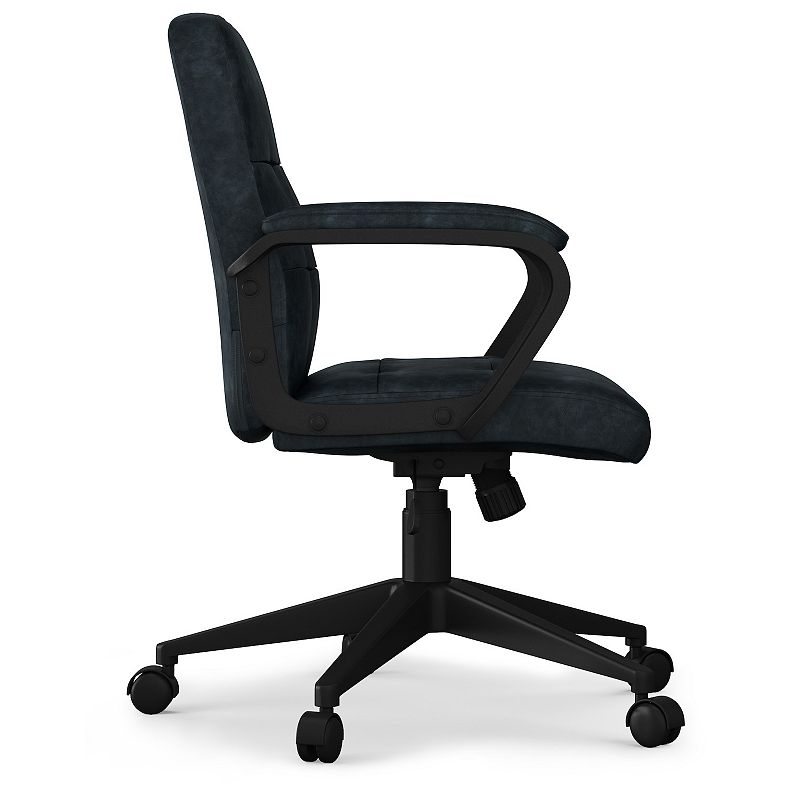 Simpli Home Brewer Executive Swivel Office Chair