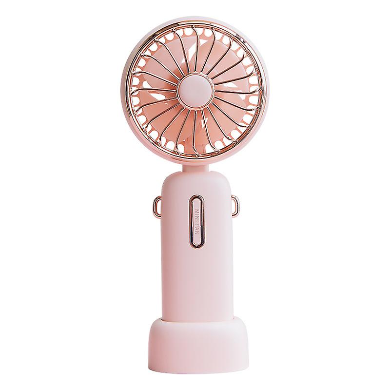 Saydy New Mini Fan Large Capacity Retro Handheld Portable Hanging Neck Usb Charging Folding Fan