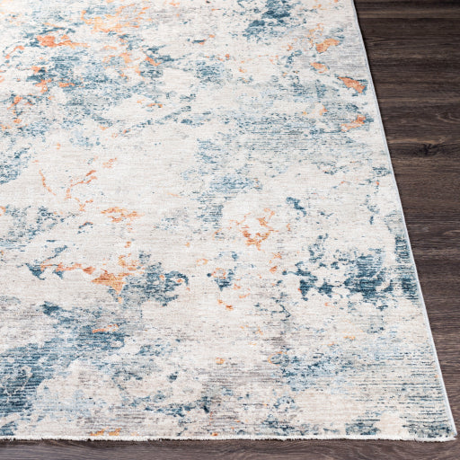 Laila Teal & Gray Rug