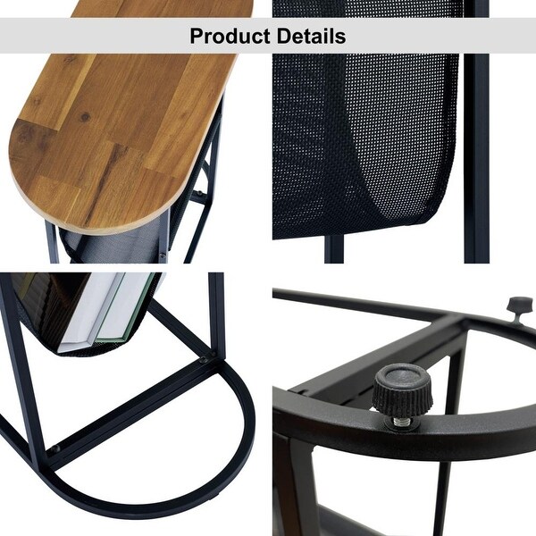 Small Side Tables With Magazines Organizer Storage Space