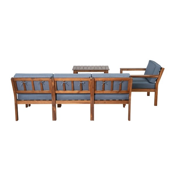 MultiPerson Sofa Set with A Small Table，Suitable for Gardens，Backyards and Balconies