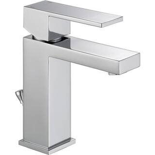 Delta Modern Single Hole Single-Handle Project-Pack Bathroom Faucet with Metal Pop-Up in Chrome 567LF-MPU-PP