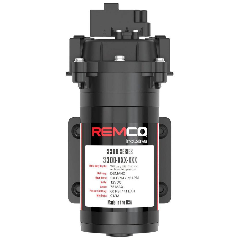 Remco Pump 2.2 GPM 12-Volt with Quick Attach Ports 640451